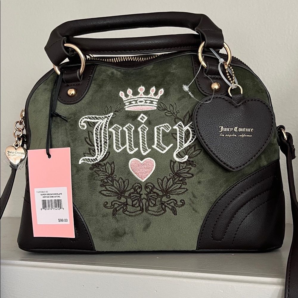 Juicy Couture Green and Pink Crossbody Bags